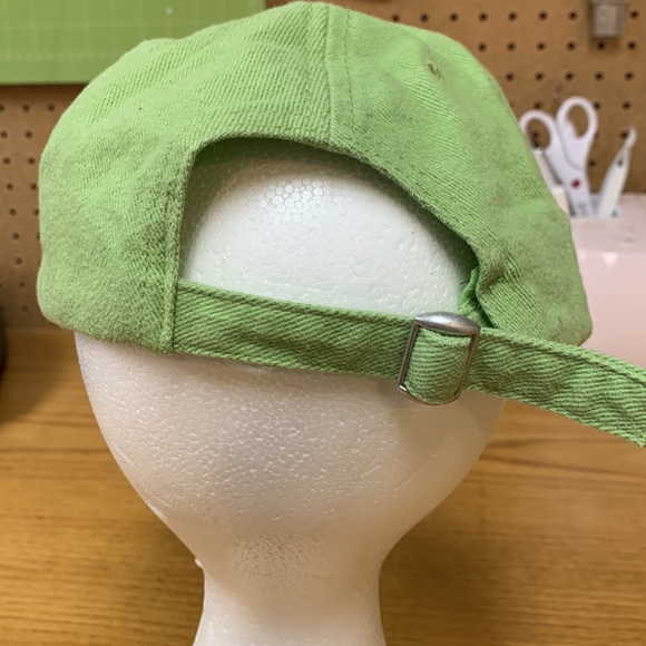 Rubi brand baseball cap light green in color small sun on front of hat - Picture 2 of 4